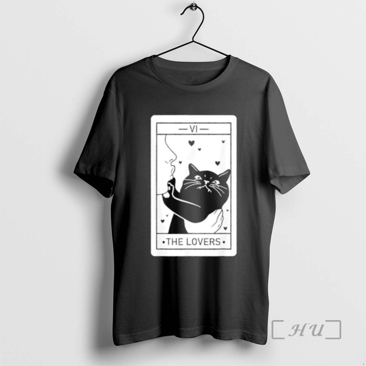 Officials Black Cat The Lovers Card Premium T Shirt Sweater