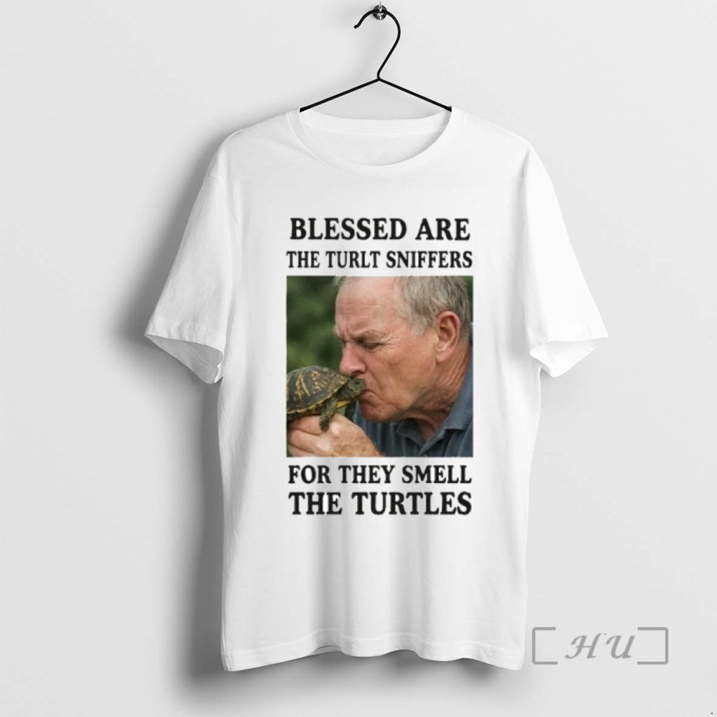 Officials Blessed Are The Turlt Sniffers For They Smell The Turtes Ornaments Tee Shirt Sweater