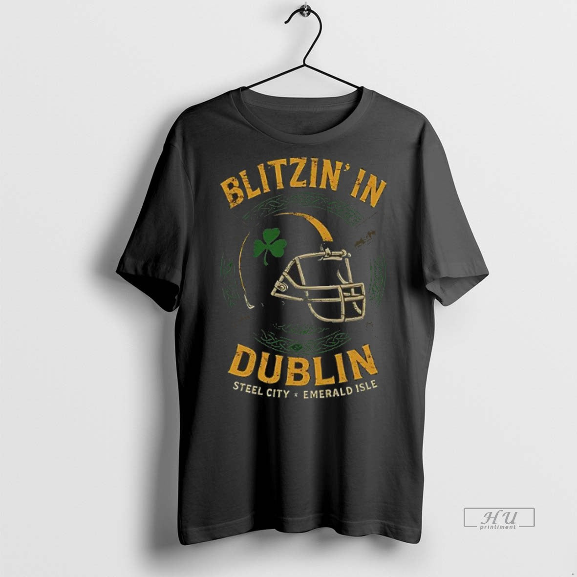 Officials Blitzin In Dublin Pittsburgh X Ireland Football Tee Shirt Sweater