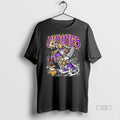Officials Blizzard Minnesota Vikings Football Fire Graphic Tee Shirt Sweater