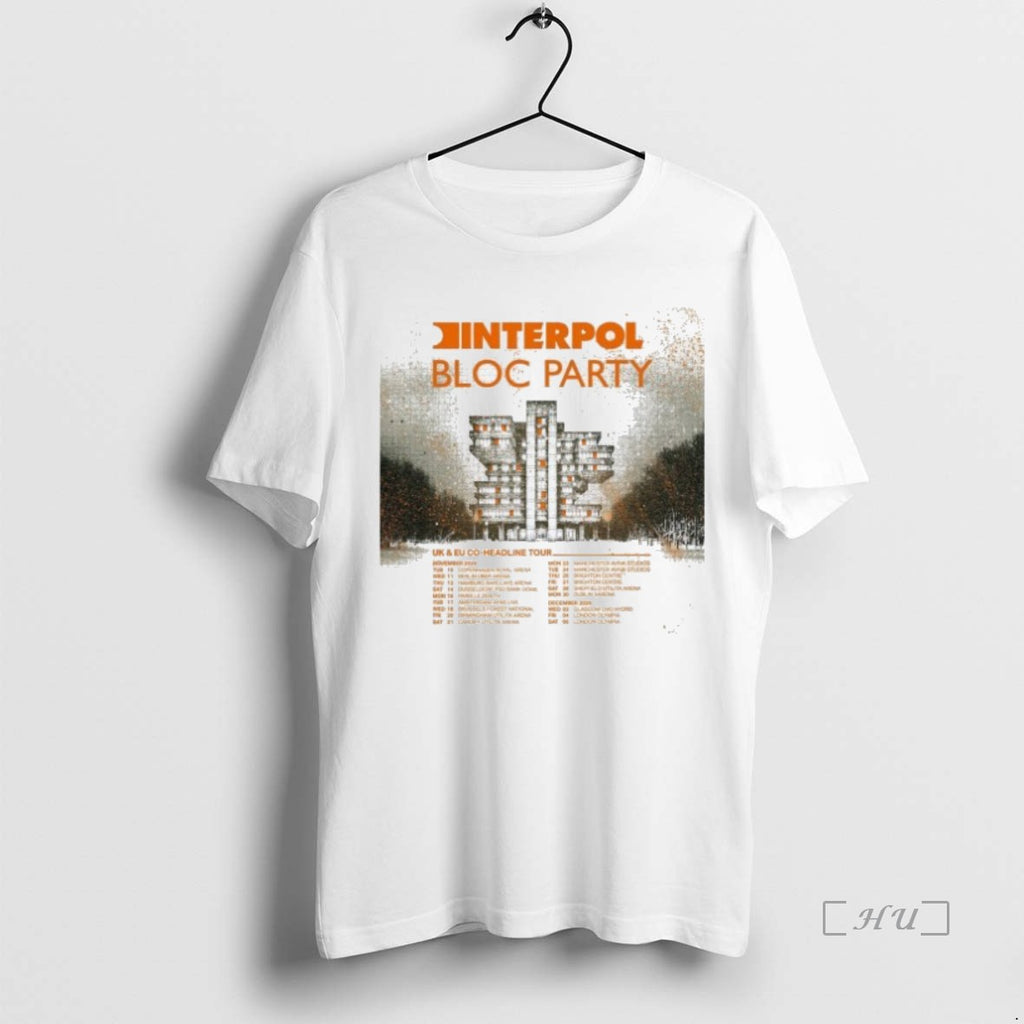 Officials Bloc Party Uk Eu Co Headline Tour Nov 2026 Premium T Shirt Sweater