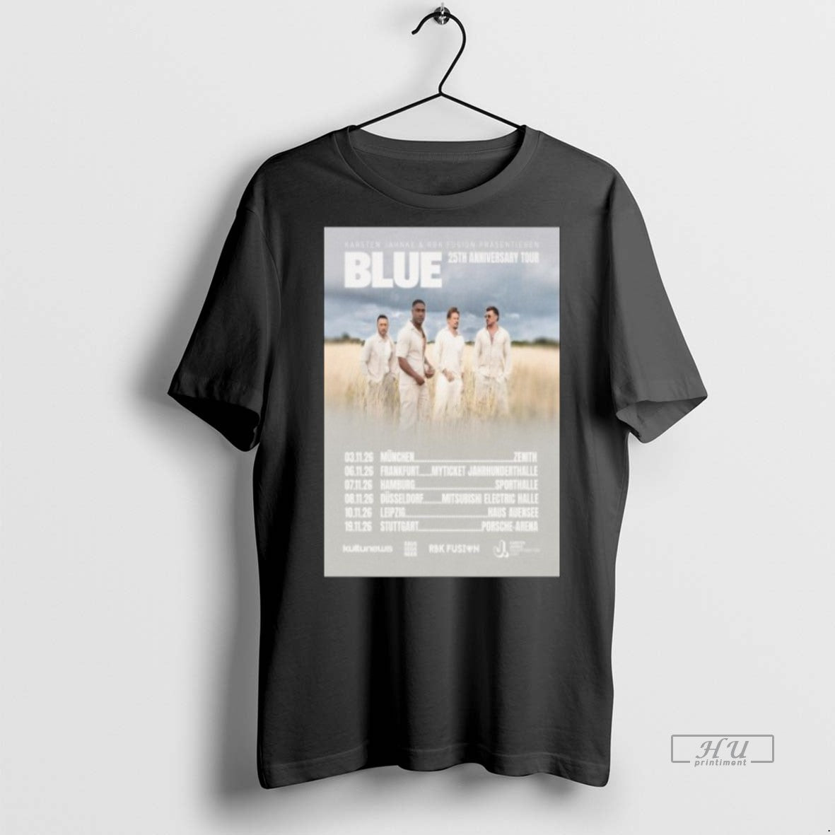 Officials Blue 25th Anniversary Tour 2025 Tee Shirt Sweater