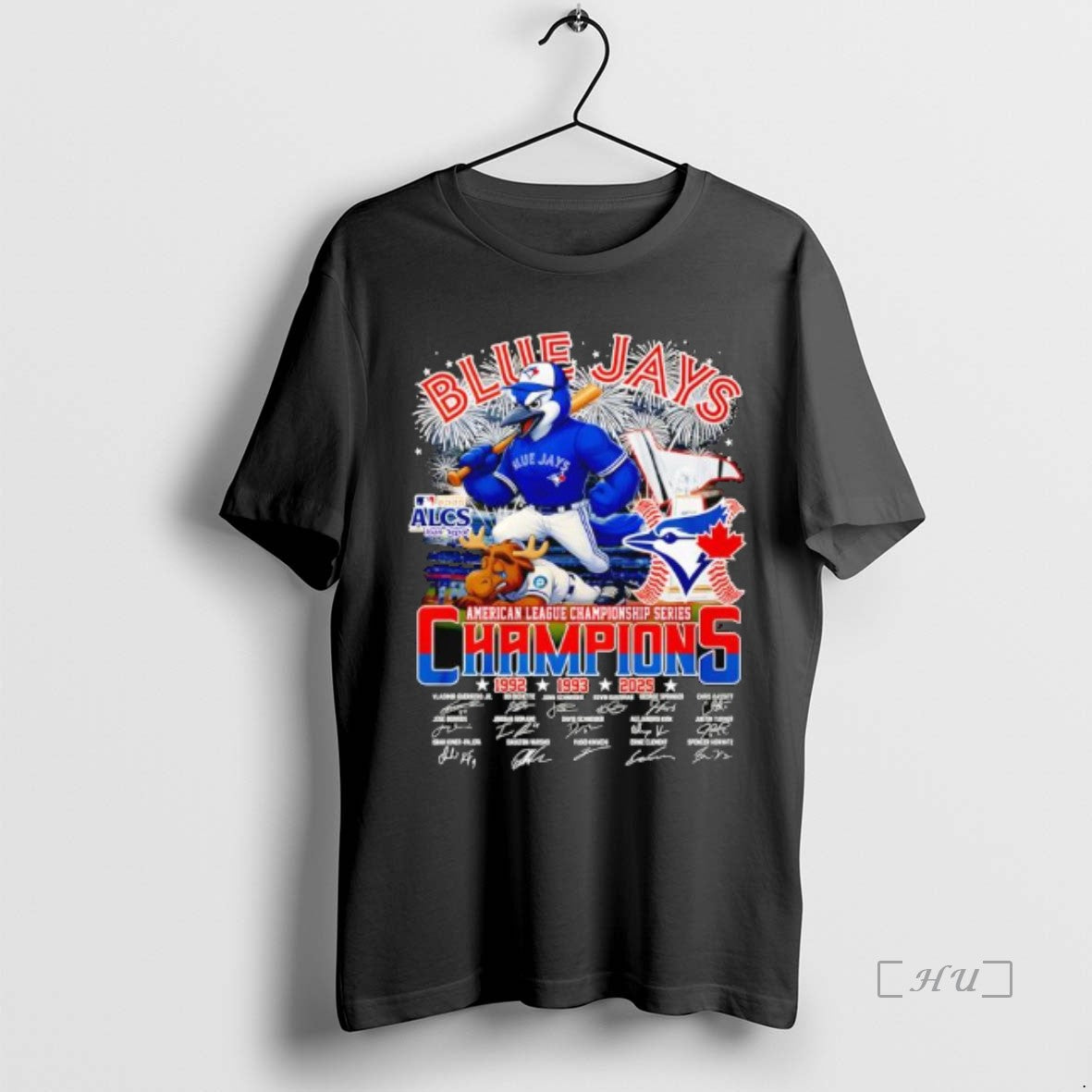 Officials Blue Jays 2025 American League Championship Series Signatures Alcs Mlb Mascot Logo Premium