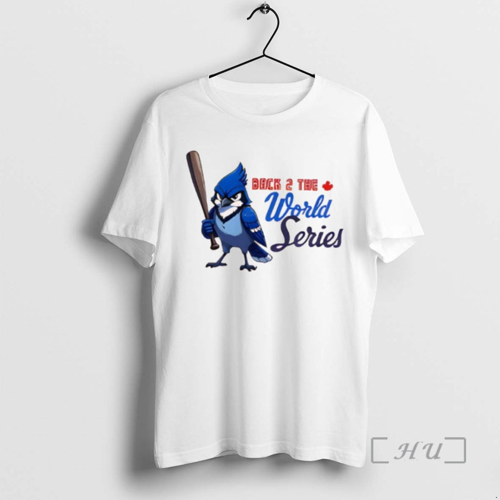 Officials Blue Jays World Series Baseball Back To Back Tee Shirt Sweater