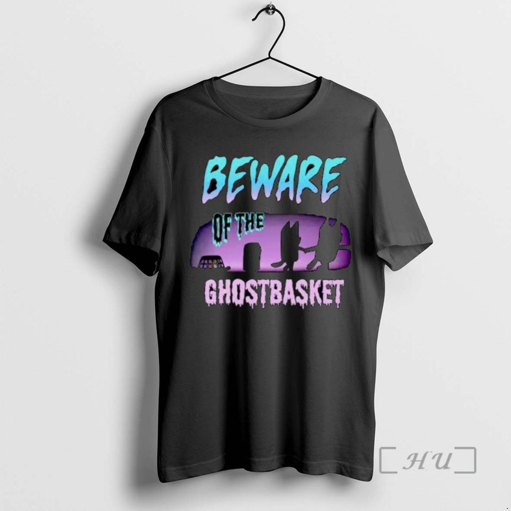 Officials Bluey Beware Of The Ghostbasket Ornaments Tee Shirt Sweater