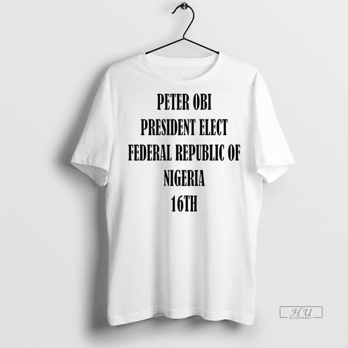 Officials Bola Ahmed Tinubu Peter Obi President Elect Federal Republic Of Nigeria 16th Circle Premium