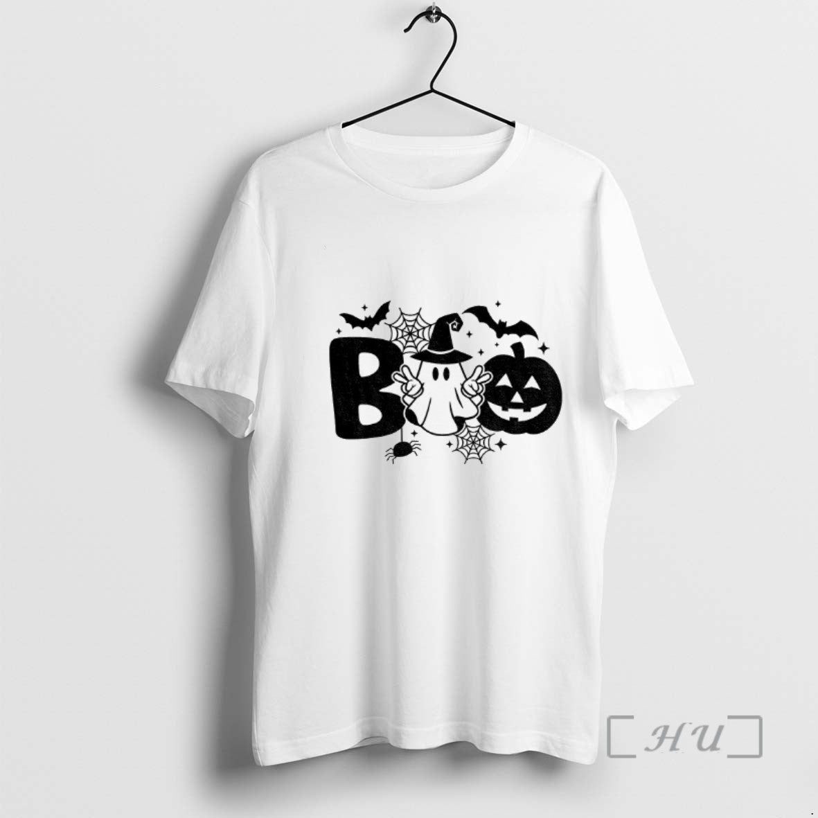 Officials Boo Halloween Ghost Pumpkin Spider Spooky Season Tee Shirt Sweater