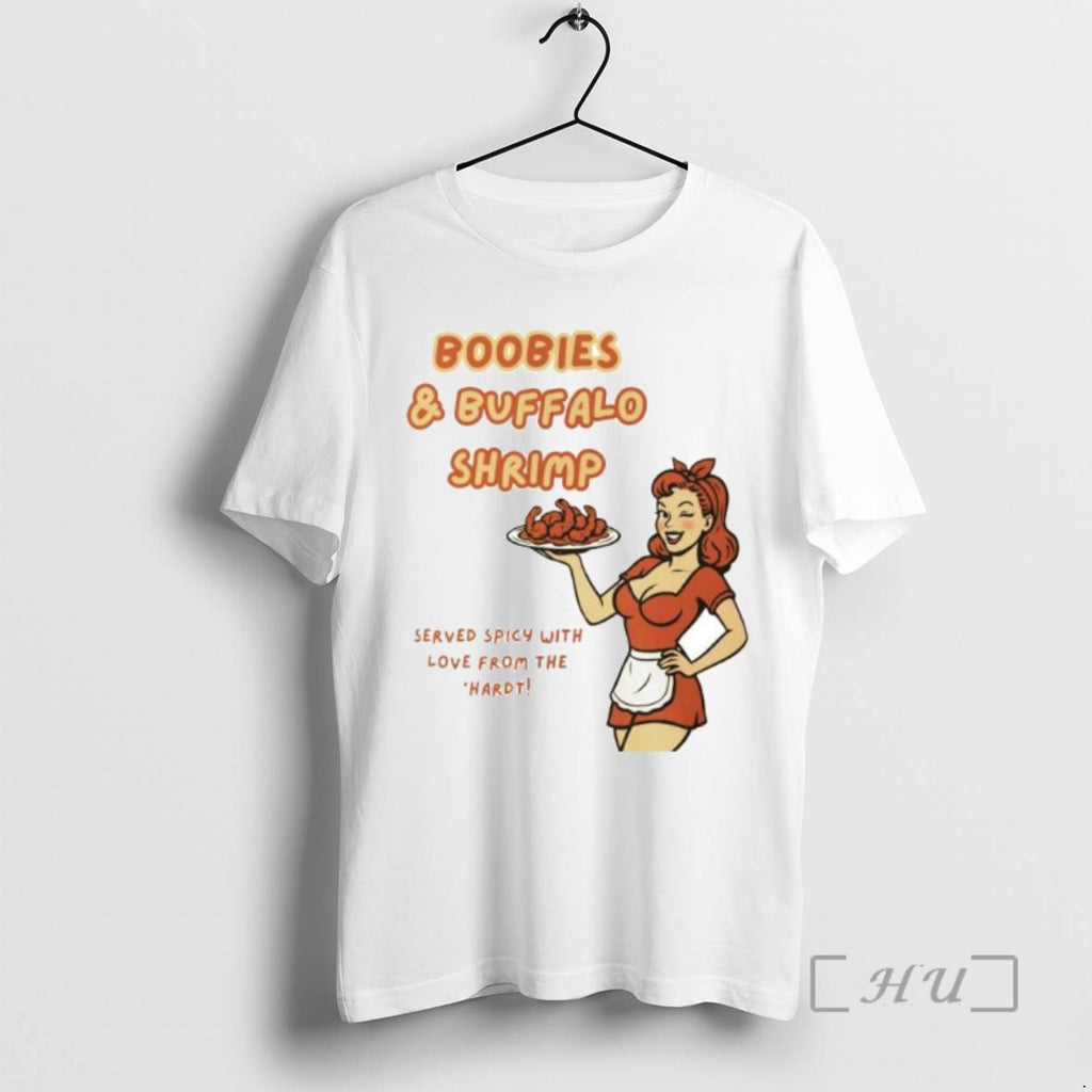 Officials Boobies Buffalo Shrimp Served Spicy With Love From The Hardt Ornaments Tee Shirt Sweater
