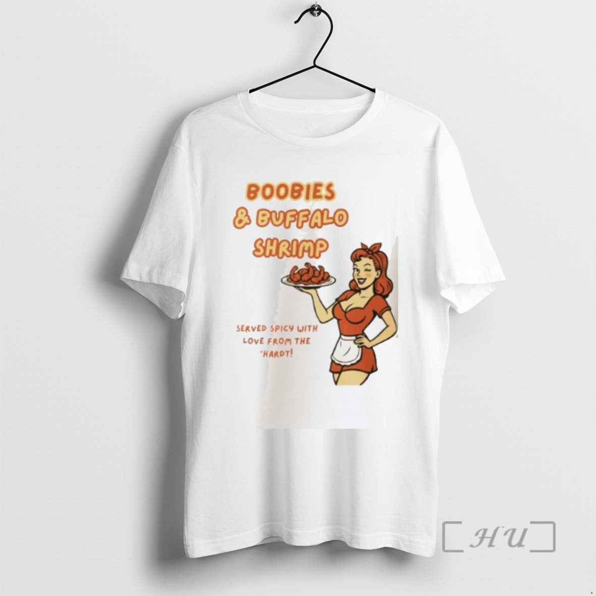 Officials Boobies Buffalo Shrimp Served Spicy With Love From The Hardt Tee Shirt Sweater