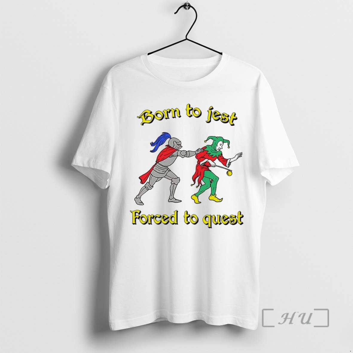 Officials Born To Jest Forced To Quest Knight And Clown T Shirt Sweater