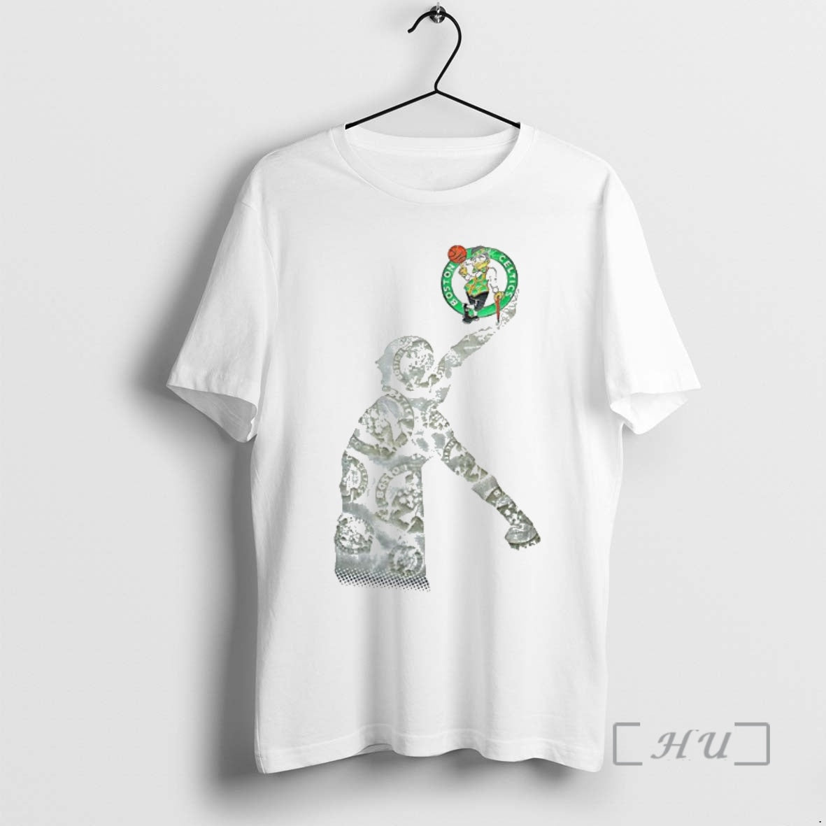 Officials Boston Celtics Nba Player Silhouette 2000s Vintage T Shirt Sweater