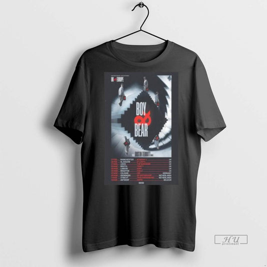 Officials Boy Bear Europe Uk Tour 2026 Graphic Tee Shirt Sweater