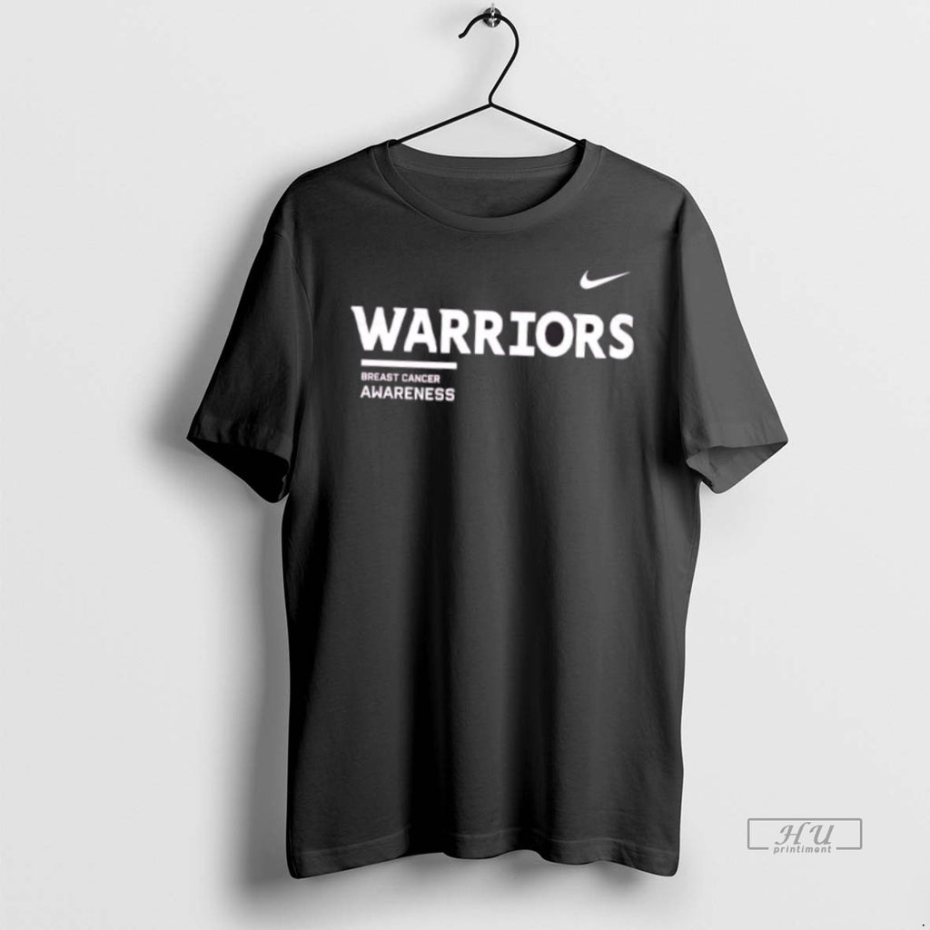 Officials Breast Cancer Awareness Golden State Warriors Pink 2 Sided Graphic Tee Shirt Sweater
