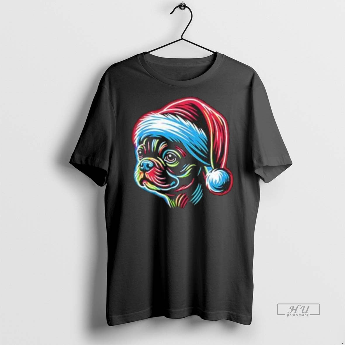 Officials Bright Boston Holiday Santa Pup Style 2025 Premium Tee Shirt Sweater