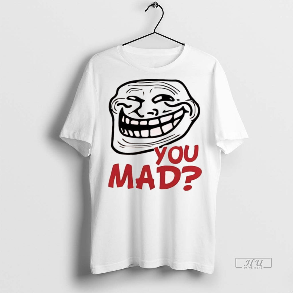 Officials Brisco Brands Troll Face You Mad Trollface Meme Tee Shirt Sweater