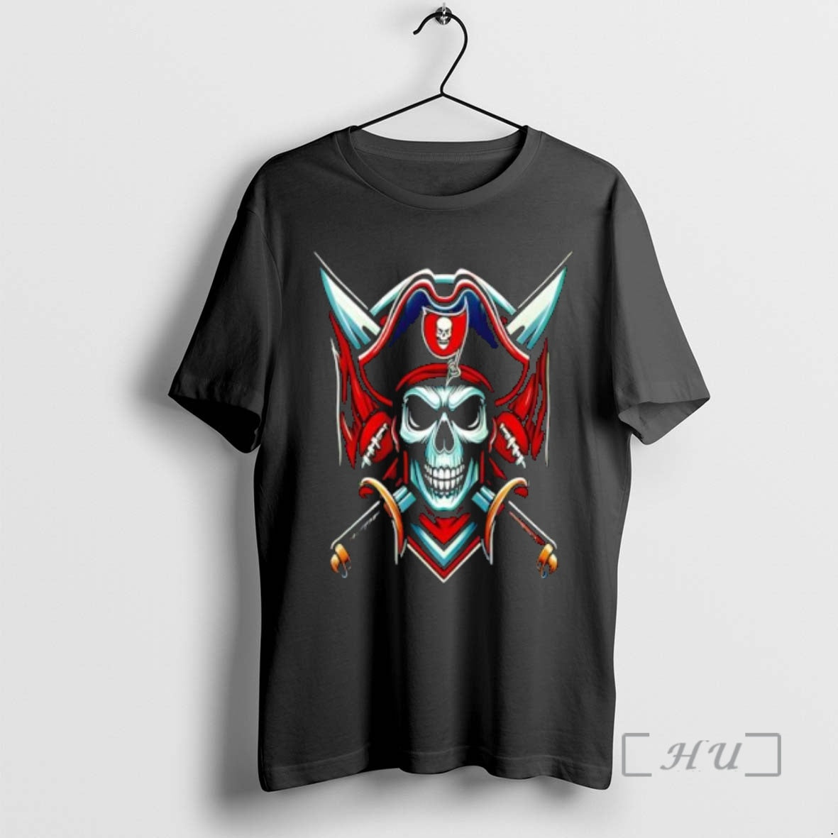 Officials Buccaneers Football Print Waffle Premium T Shirt Sweater