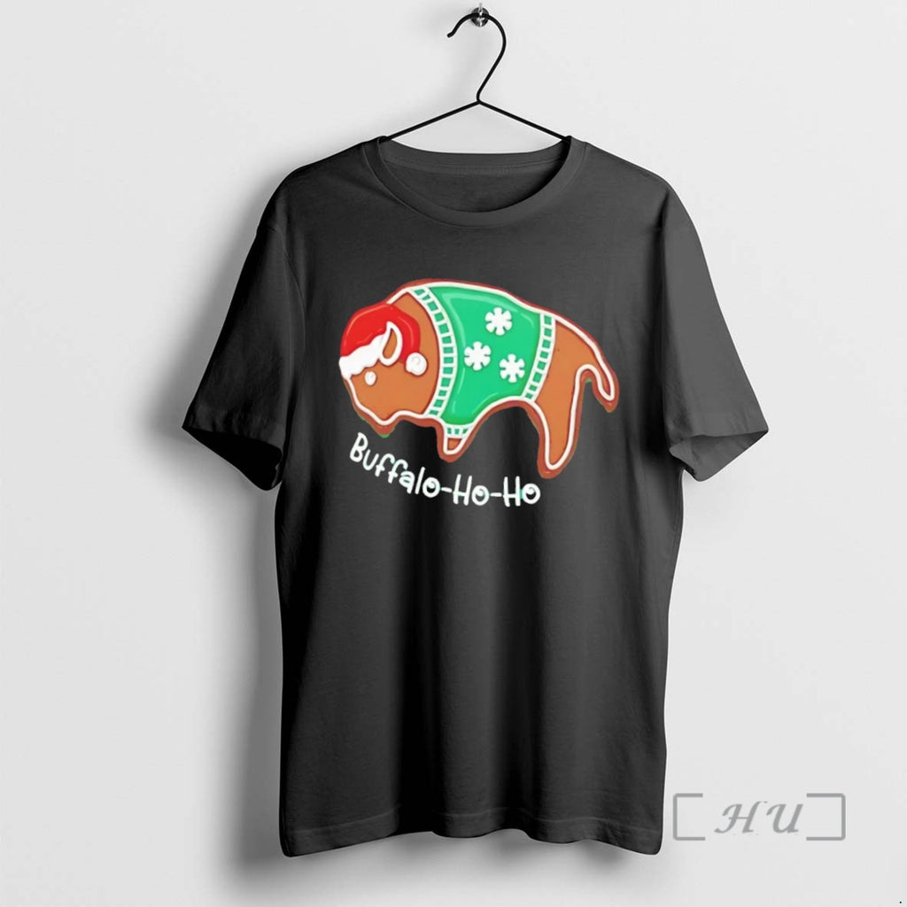 Officials Buffalo Ho Ho Bills Gingerbread Cookies Christmas T Shirt Sweater