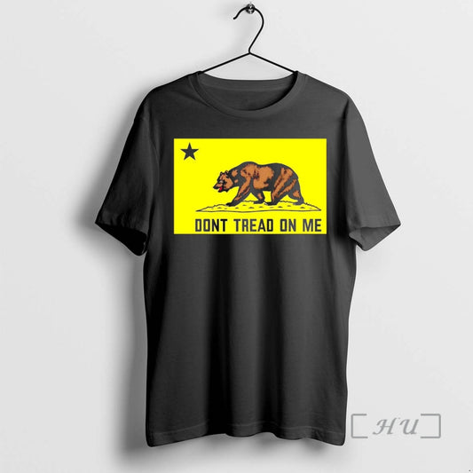 Officials California Bear Dont Tread On Me Gadsden Flag Parody