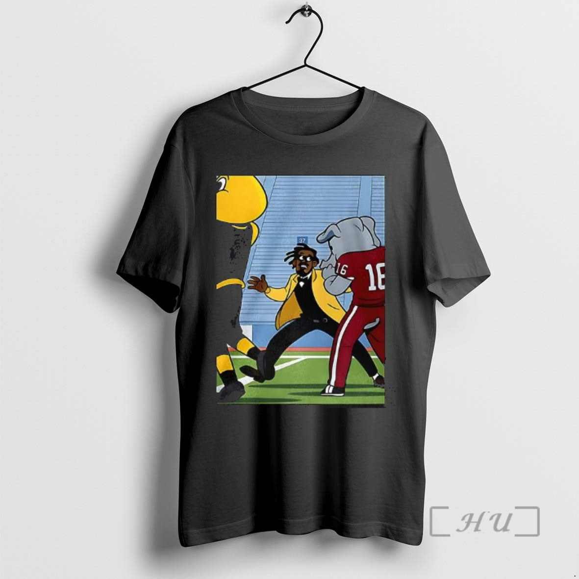 Officials Cam Newton Slap Alabama Crimson Mascot Cartoon Tee Shirt Sweater