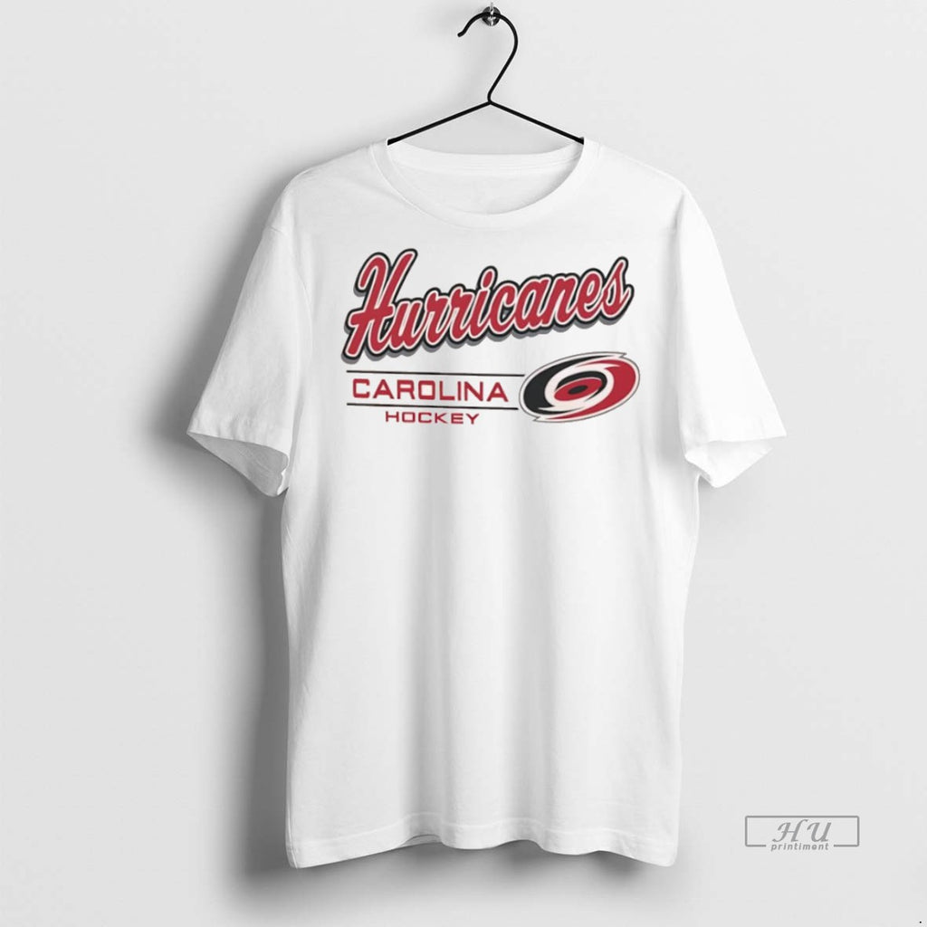 Officials Carolina Hurricanes Nhl Hockey Team Logo Premium Tee Shirt Sweater
