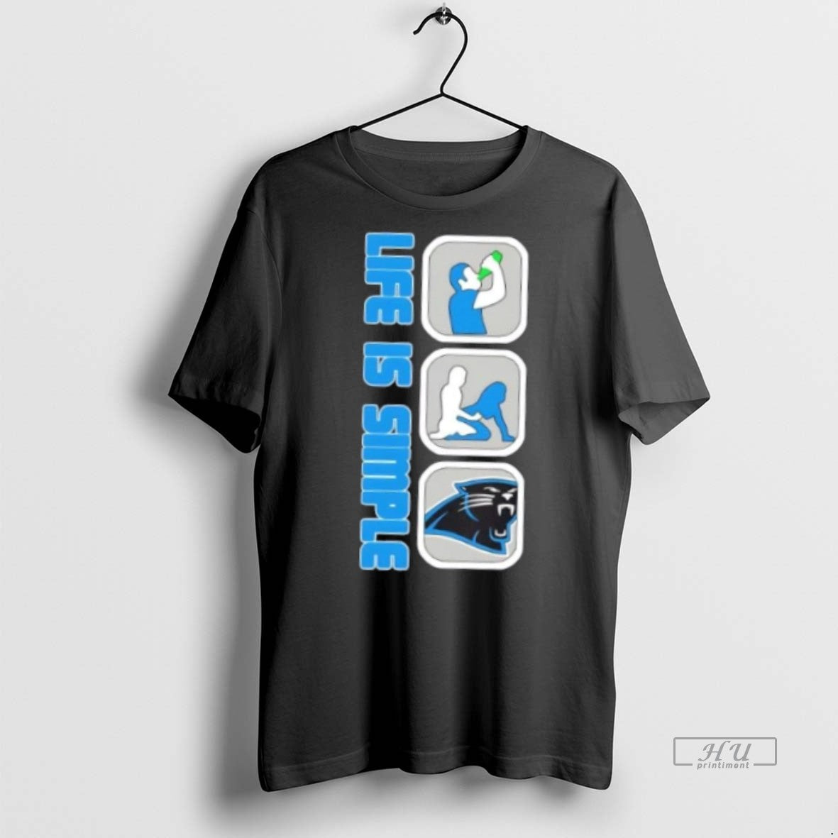 Officials Carolina Panthers Football Life Is Simple Premium Tee Shirt Sweater