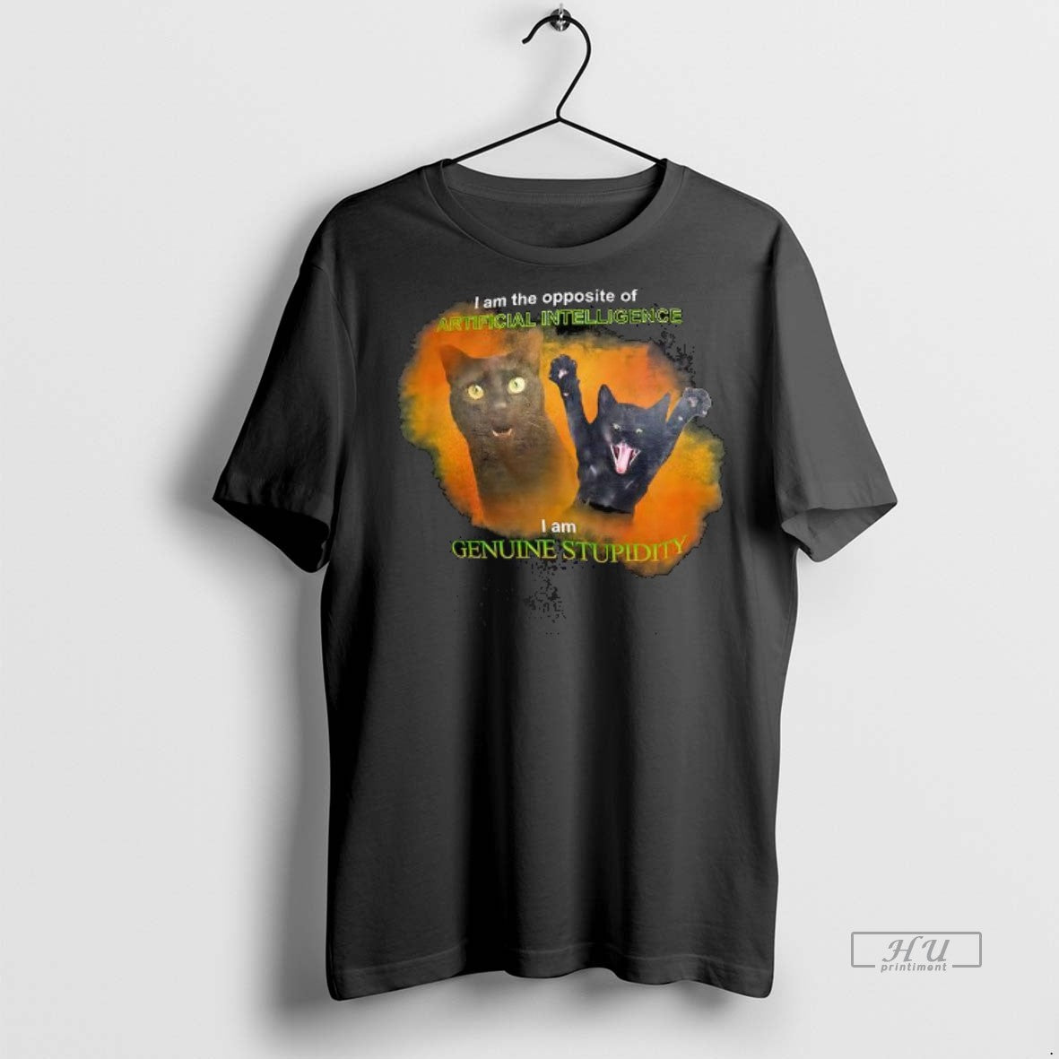 Officials Cat I Am The Opposite Of Artificial Intelligence Premium Tee Shirt Sweater