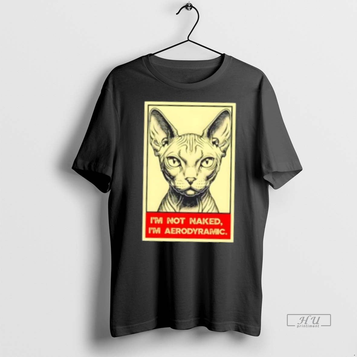 Officials Cat Im Not Naked Im Aerodynamic Graphic Tee Shirt Sweater