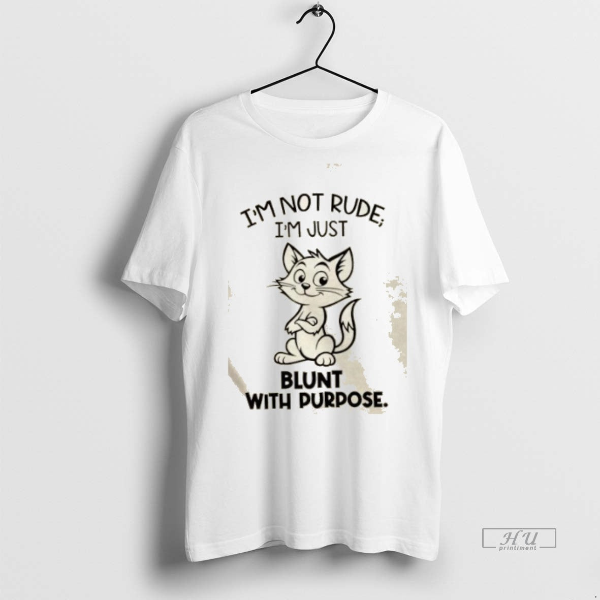 Officials Cat Im Not Rude Im Just Blunt With Purpose Premium Tee Shirt Sweater