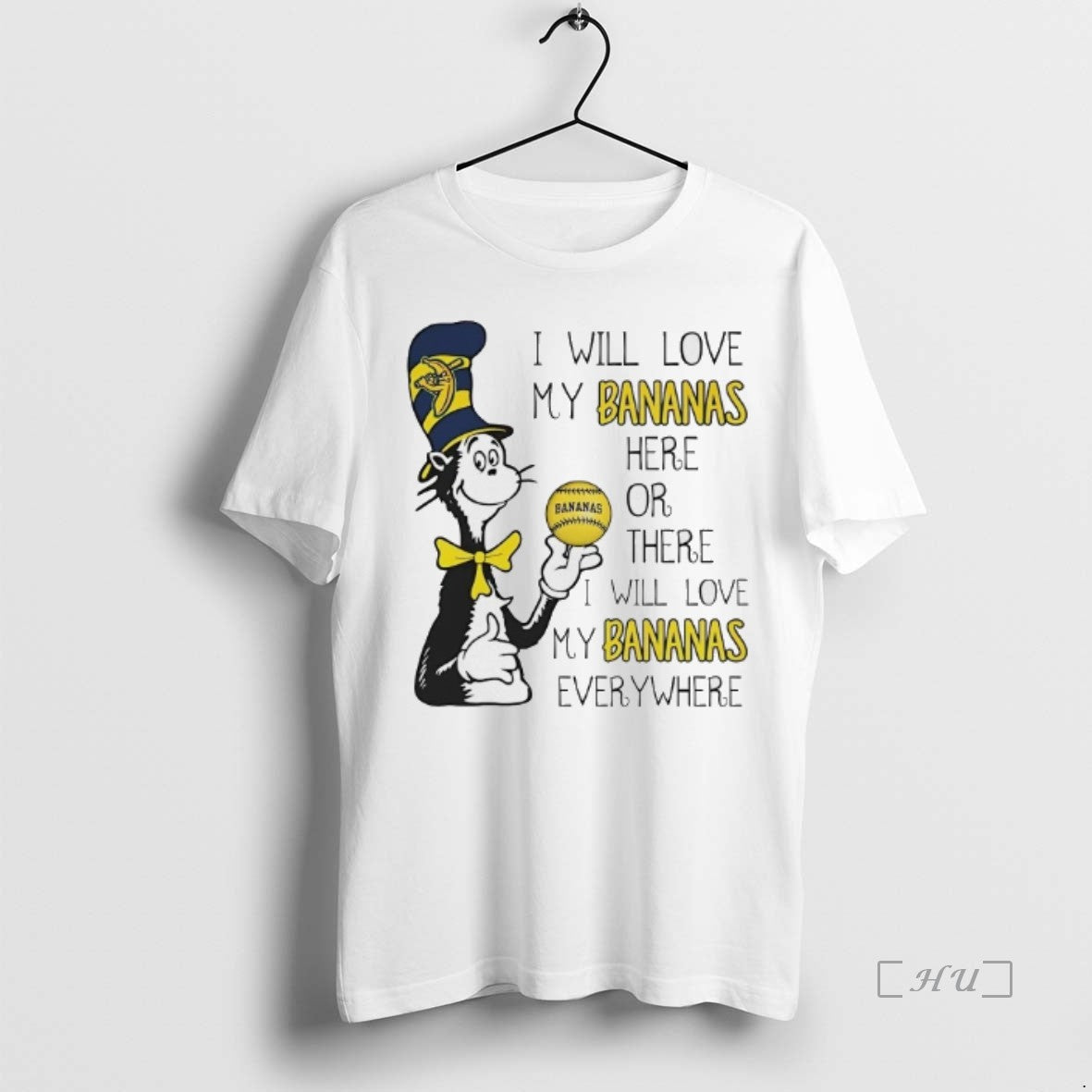 Officials Cat In The Hat I Will Love My Savannah Bananas Here Or There Everywhere