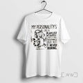 Officials Cat Wearing Headphones My Personalitys Like A Playlist On Shuffle Premium T Shirt Sweater