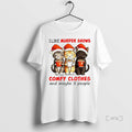 Officials Cats Santa Hat I Like Murder Shows Comfy Clothes And Maybe 3 People Christmas