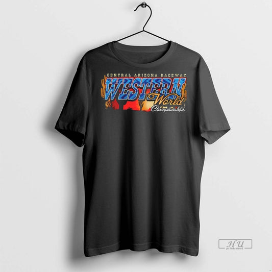 Officials Central Arizona Raceway Western World Championships Style Tee Shirt Sweater