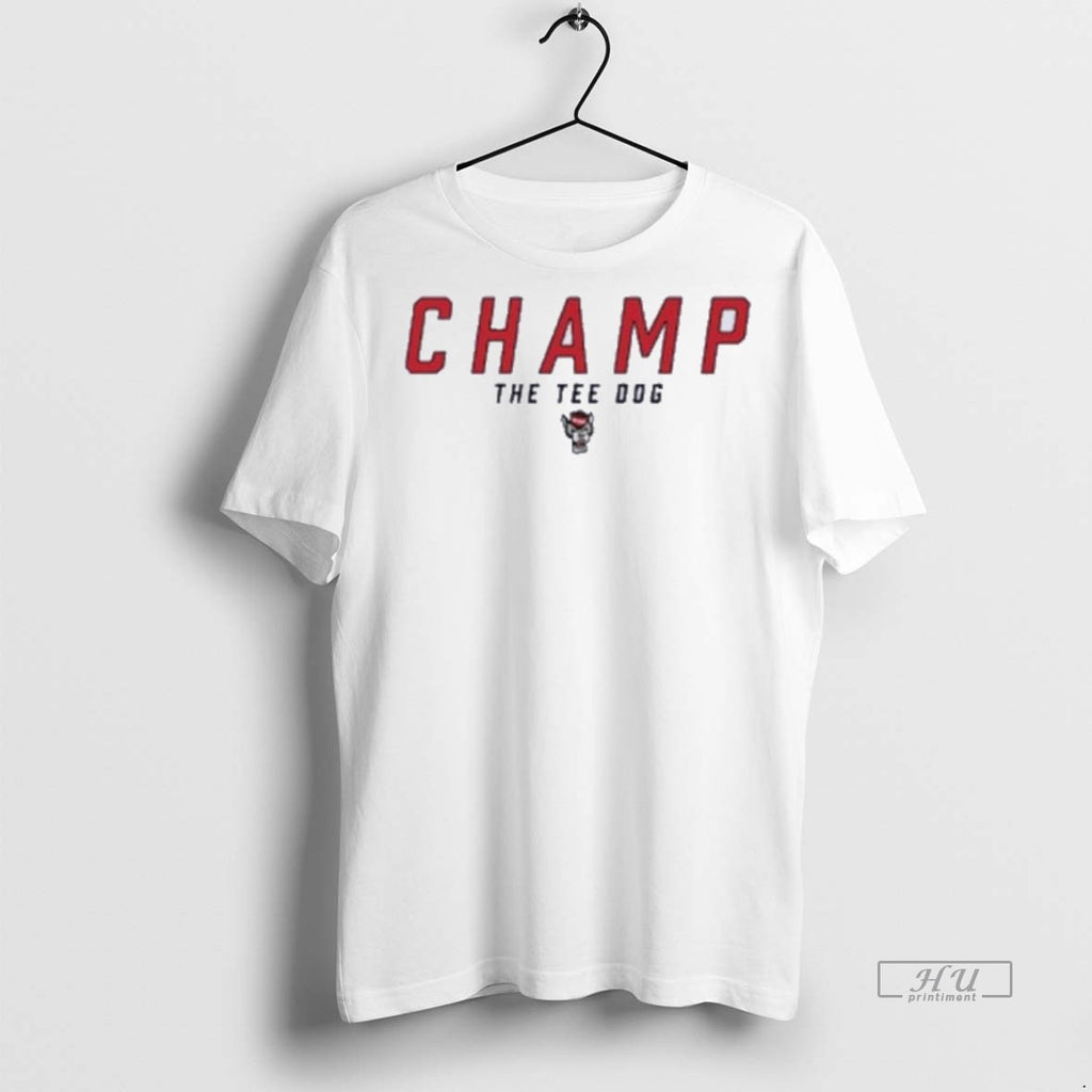 Officials Champ The Tee Dog Nc State Wolfpack Tee Shirt Sweater