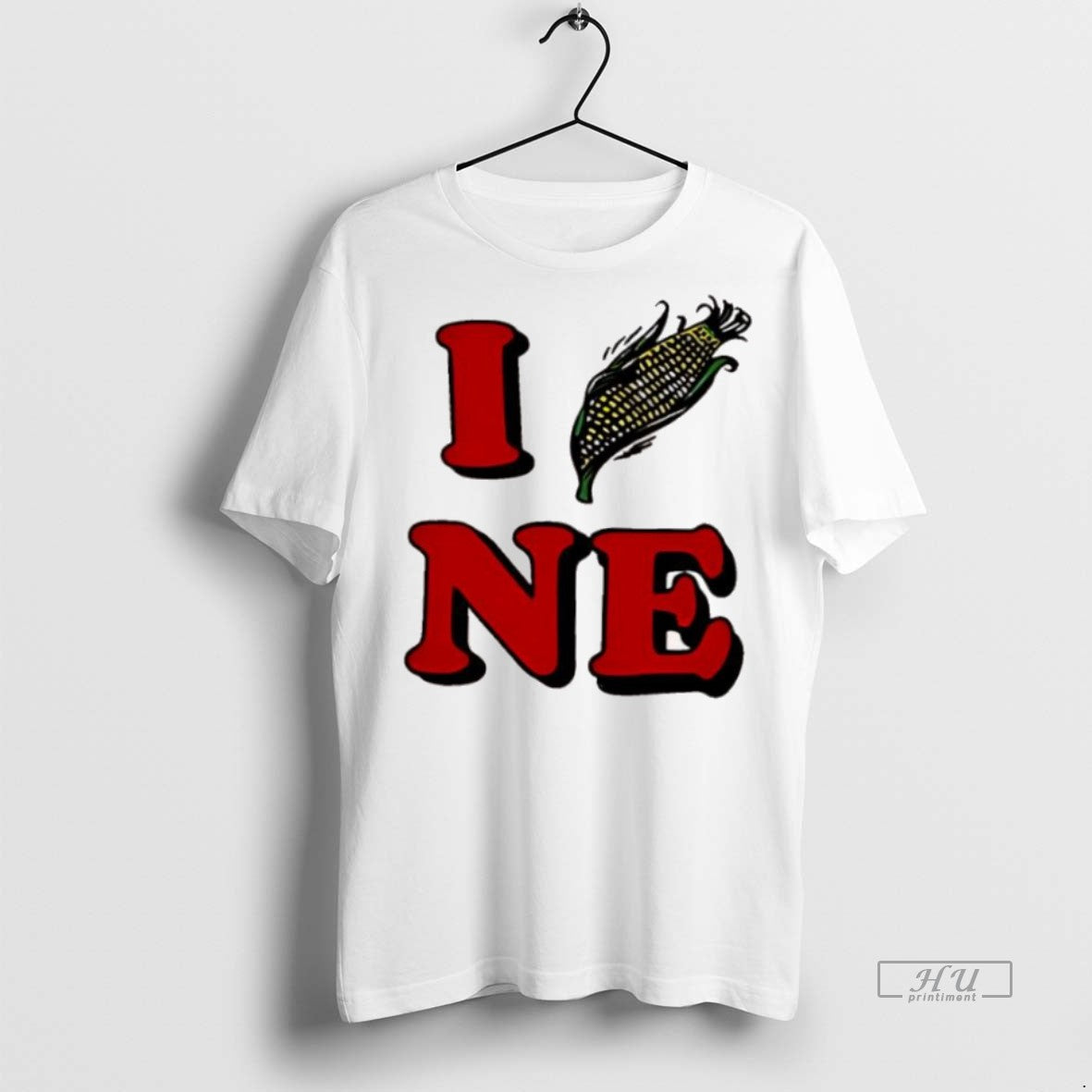 Officials Charlie Hustle I Corn Nebraska Graphic Premium Tee Shirt Sweater