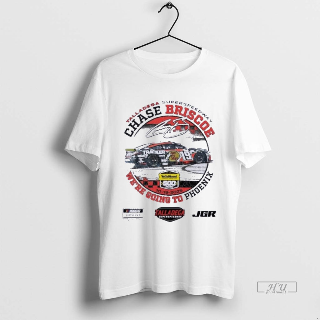 Officials Chase Briscoe 2025 Yellawood 500 Race Winner Tee Shirt Sweater