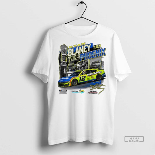 Officials Checkered Flag Sports Ryan Blaney 2025 Nascar Cup Series Championship Race Winner Premium Tee