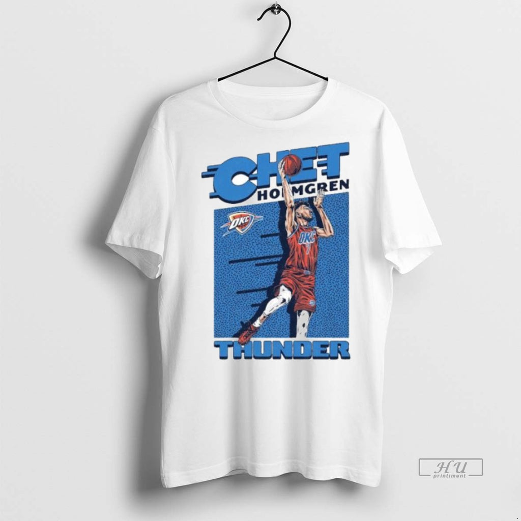 Officials Chet Holmgren Nba Oklahoma City Thunder Action Ornaments Premium Tee Shirt Sweater