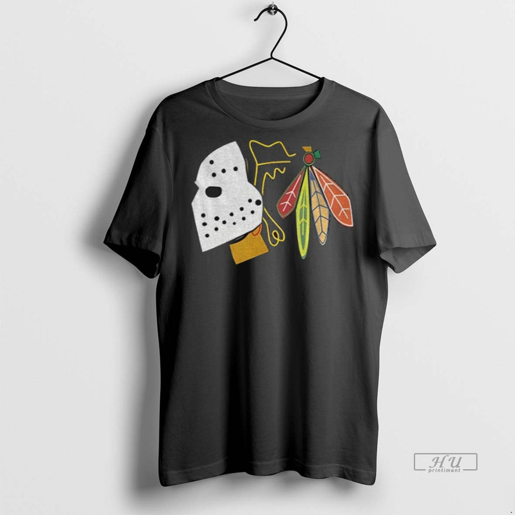 Officials Chicago Blackhawks Nhl Hockey Stanley Cup 2025 Logo Tee Shirt Sweater
