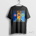 Officials Chicago Sports Teams Cubs Bears Sky Logo Skyline