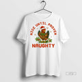 Officials Chicken Nice Until Proven Naughty Christmas Premium Tee Shirt Sweater