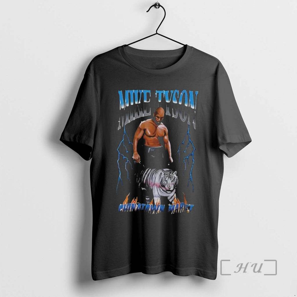 Officials Chinatown Market Mike Tyson Tiger Lightning T Shirt Sweater