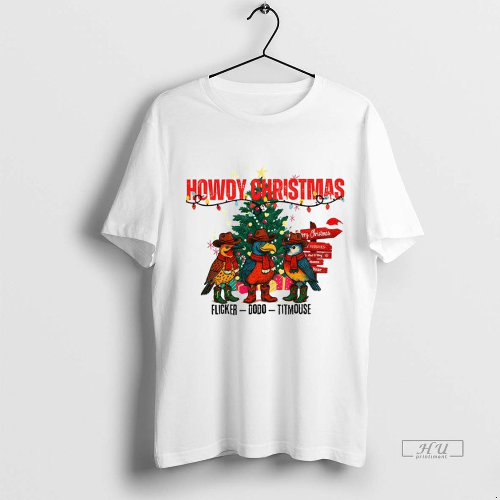 Officials Christmas Fdt Bird Anti Trump Holiday Season Flicker Dodo Titmouse Tee Shirt Sweater
