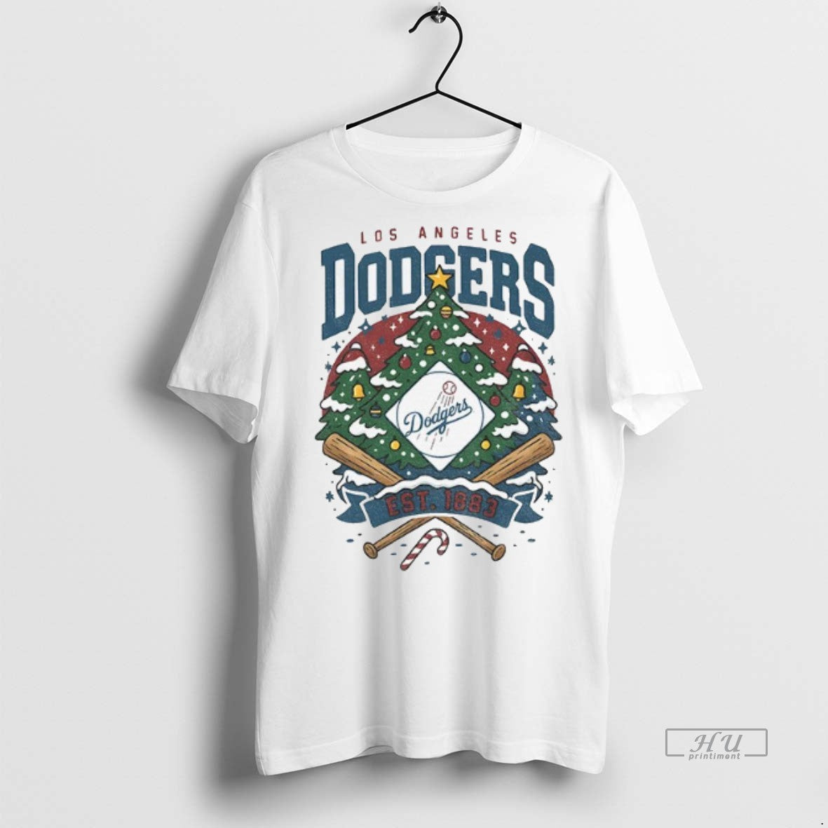 Officials Christmas Tree Los Angeles Dodgers Mlb Baseball Est 1883 Merry Christmas Premium