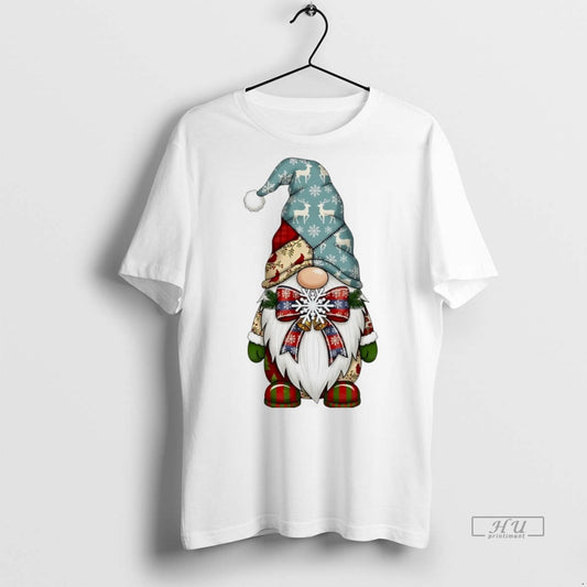 Officials Christmas Gnome Tumbler Wrap Winter White Graphic Tee Shirt Sweater