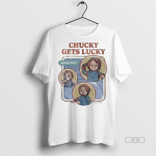 Officials Chucky Gets Lucky Childs Play Premium Tee Shirt Sweater
