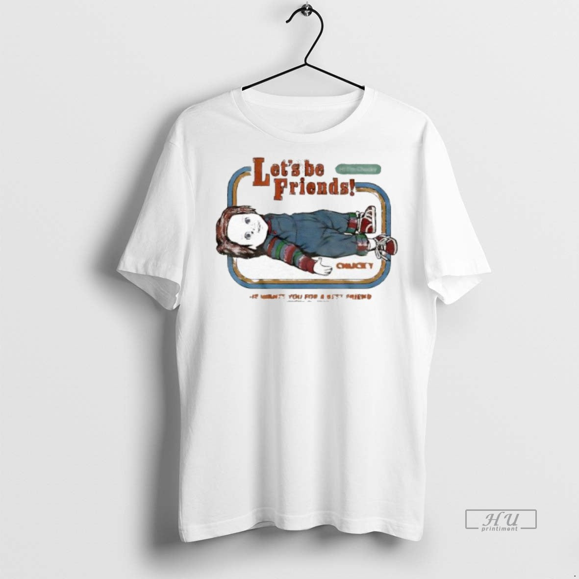 Officials Chucky Lets Be Friends Graphic Premium Tee Shirt Sweater