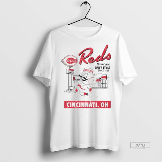 Officials Cincinnati Reds Serving You Cincy Style Since 1369 Tee Shirt Sweater