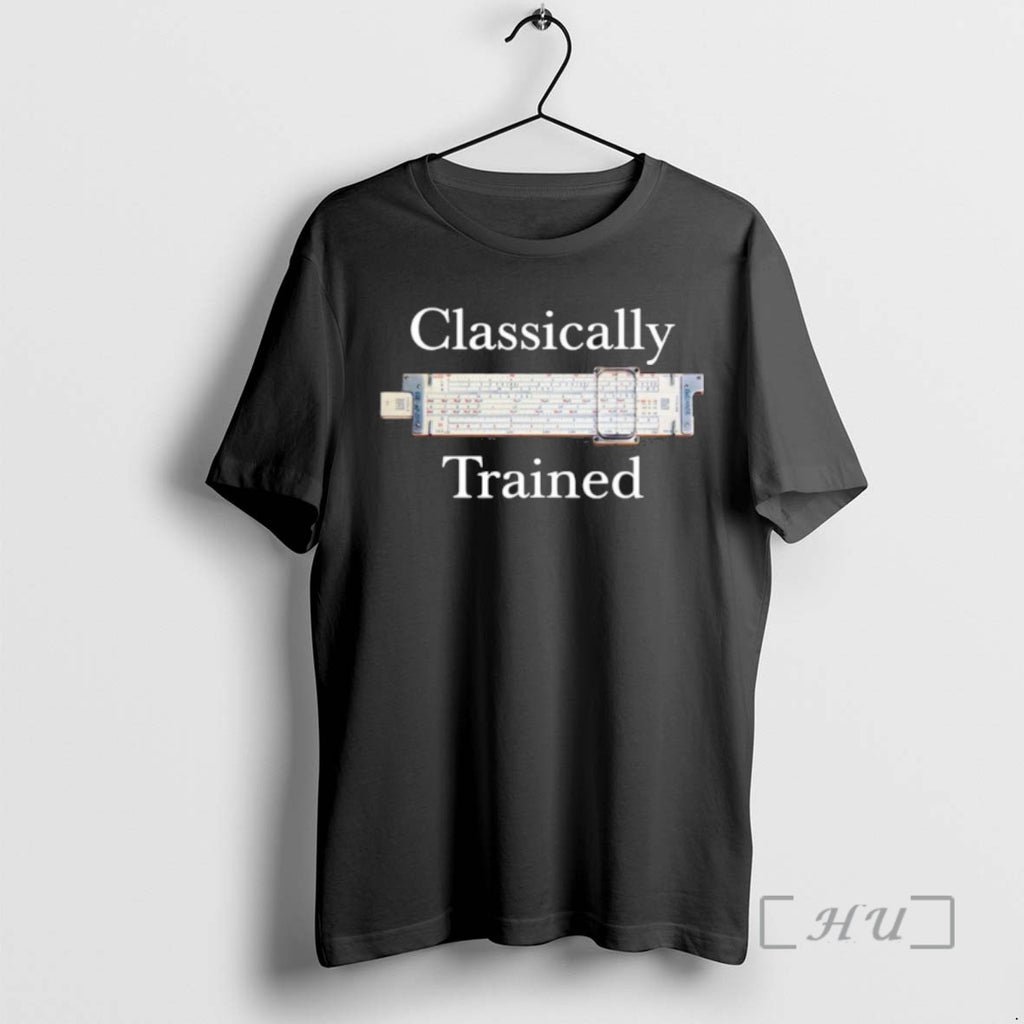 Officials Classically Trained Slide Rule Tee Shirt Sweater