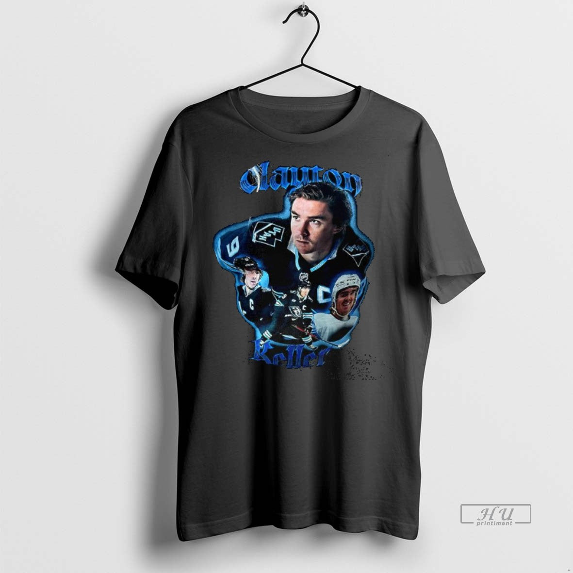 Officials Clayton Keller Utah Mammoth Ice Hockey Player Graphic Premium Tee Shirt Sweater