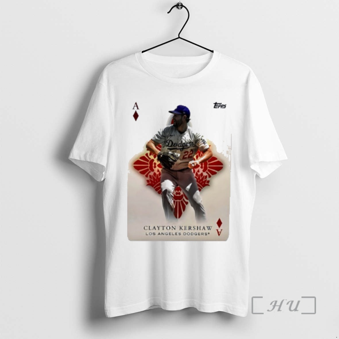 Officials Clayton Kershaw Los Angeles Dodgers Playcard Premium T Shirt Sweater